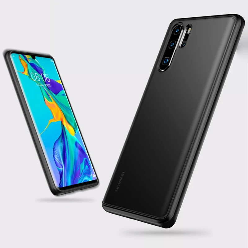Акриловый глянцевый чехол для Huawei P30 Pro Lite роскошный полупрозрачный матовый