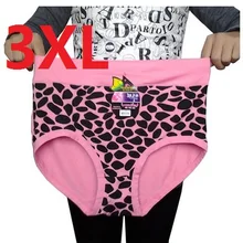 L, 3XL плюс размер женское нижнее белье бамбуковое волокно Женские трусы женские трусики с принтом 5 шт./лот отличное качество