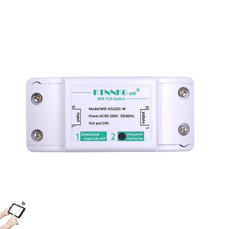 KTNNKG Wifi Relay Switch Wireless Wifi Switch For Smart Home Automation