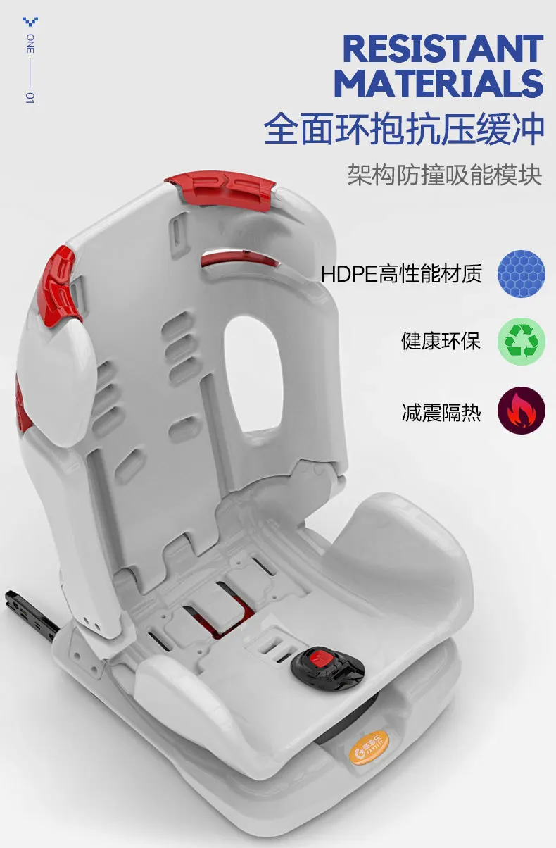 Детская безопасность сиденье автомобиля с 0-12 лет ребенок новорожденный безопасное детское сидение лежащий интерфейс ISOFIX