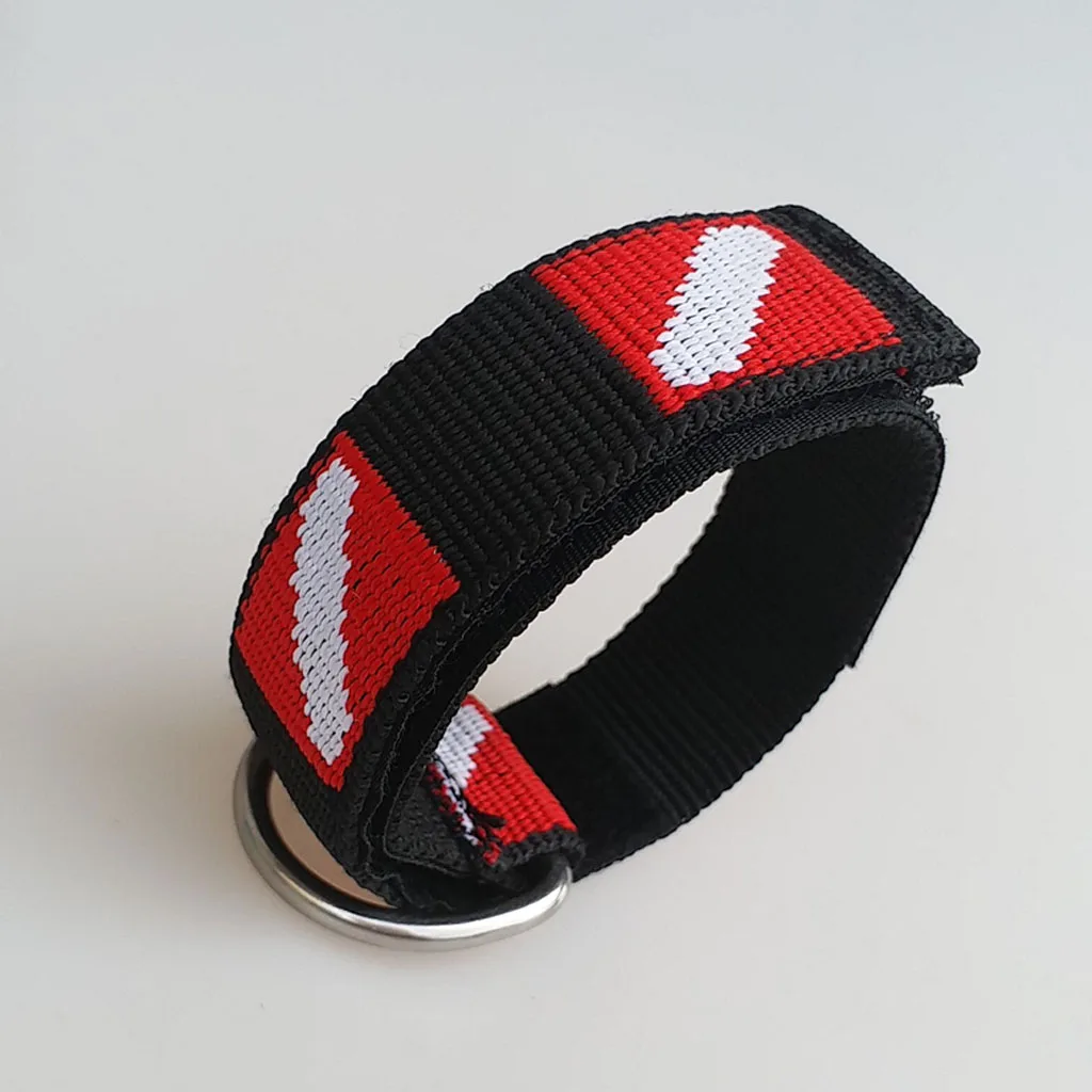 Heavy Duty Diving Wrist Strap Outdoor Hiking Climbing Webbing Hand Lanyard with Fastening Tape and D Ring