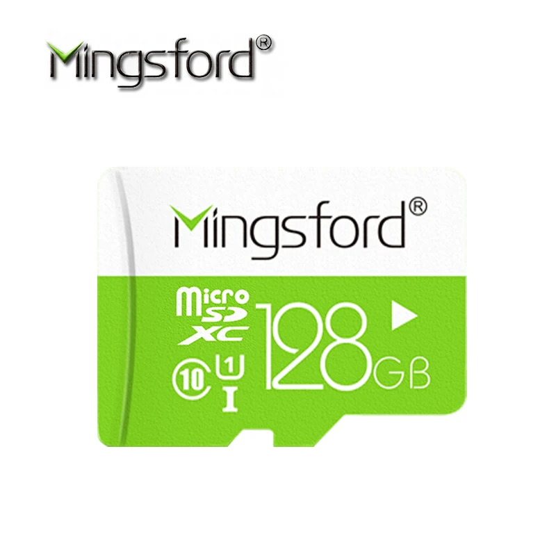 Mingsford Memory Card Micro SD Card 128GB class 10 UHS 1 U1 80M/S