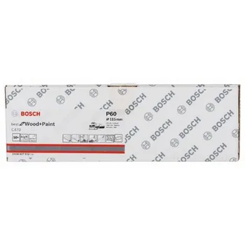 

BOSCH 2608607932 Lija Orbital C470 115x230mm 14 P G60 X50
