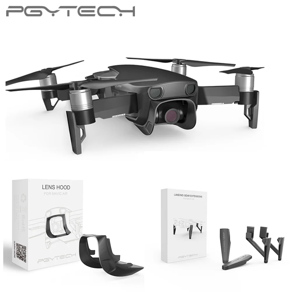 

PGYTECH DJI Mavic AIR Extended Landing Gear + Lens hood Sun Shade for mavic air drone