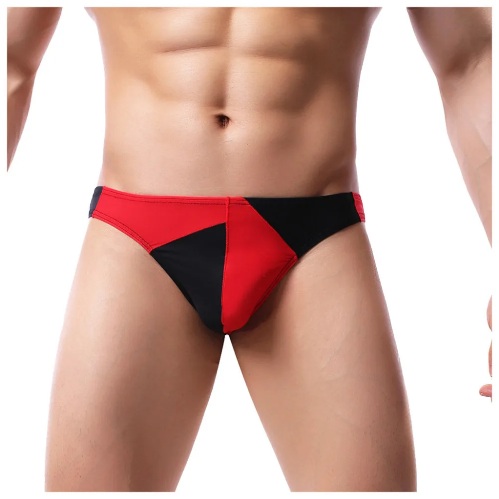 2019 men's summer ultra-thin shorts breathable big t-shirt briefs sexy shorts seaside sports casual beach shorts men 40J3 (5)