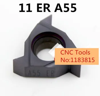 

10PCS 11ER A 55 ,Indexable Tungsten Carbide Threading Lathe Inserts for Threaded Lathe Holder,thread turning tool holders