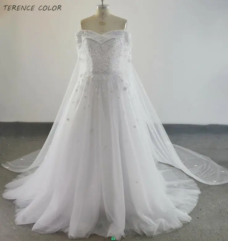 Vestidos De Noiva Sereia индивидуальный заказ дамские халаты кружево длинные нарядные платья для свадьбы для Для женщин - Цвет: as pic