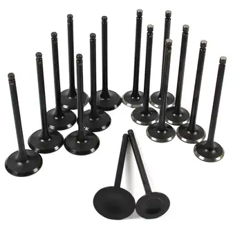 

16pcs Motorcycle Engine Parts Valve Stem Intake Exhaust Valves Kit For Mitsubishi Lancer 2.0L Mirage 1.8L 4G94 4G93 SOHC