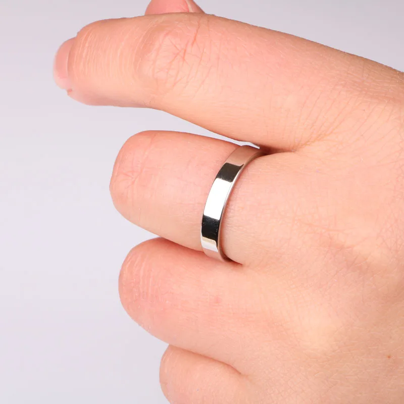 Hgflyxu кольца из нержавеющей стали золотого и серебряного цвета для мужчин 4 мм простое обручальное кольцо Модные ювелирные изделия Мои Заказы AliExpress
