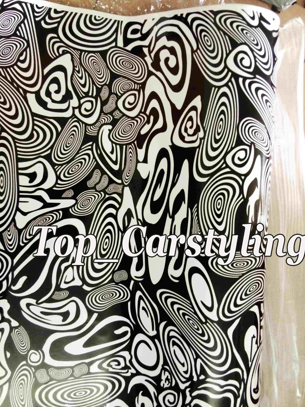 black embossed vinyl car wrap stickerbomb camouflage black white foile (4)