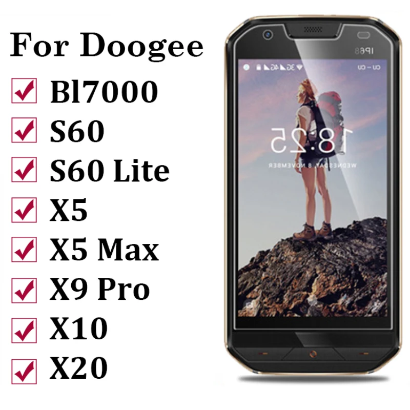 Защитное стекло для Doogee s6 lite ilght защитное Bl7000 X5 X9 Pro X10 X20 s 6 закаленное