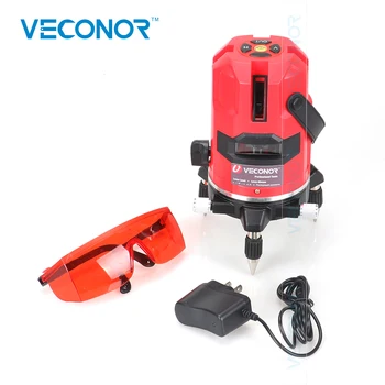 

Laser Level 5 Lines Professional Laser 635nm Slash Function Vertical Horizontal Self leveling Cross Laser Level Tools