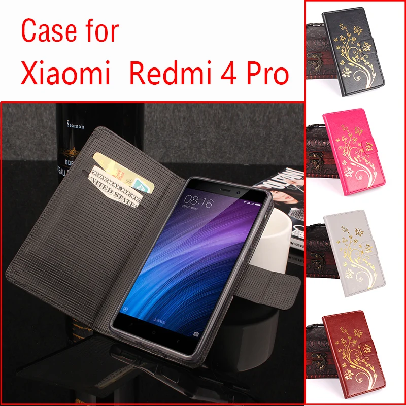 

Xiaomi Redmi 4 Pro Leather Case Wallet Stand Style Magnetic Phone Case for Xiaomi Redmi 4 Pro Prime Flip Cover Case