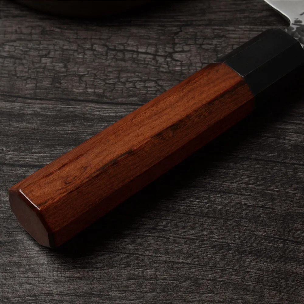 Qing 6 5 "разделочный 7" Santoku VG10 набор кухонных ножей из дамасской стали кованый