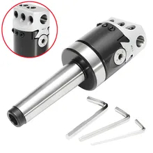 MT3-M12 portable 50MM utilisation universelle tête d'alésage de 2 pouces avec tige conique Morse pour barre d'alésage d'outil de fraisage de tour