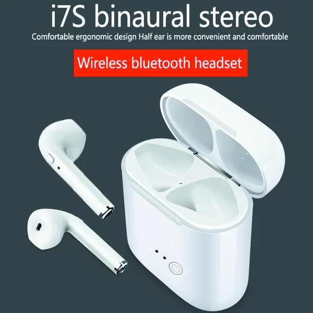 I7s TWS мини беспроводные наушники bluetooth наушники с зарядным устройством Спортивная гарнитура Android Audifonos для всех смартфонов