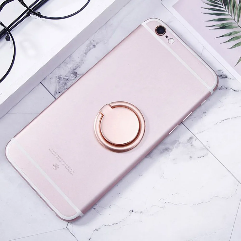 Universal Phone Ring Holder 360 Degree Stand for Samsung for Xiaomi for iPhone X 7 6 8 Mobile Phone Ring Tablet Plain bague