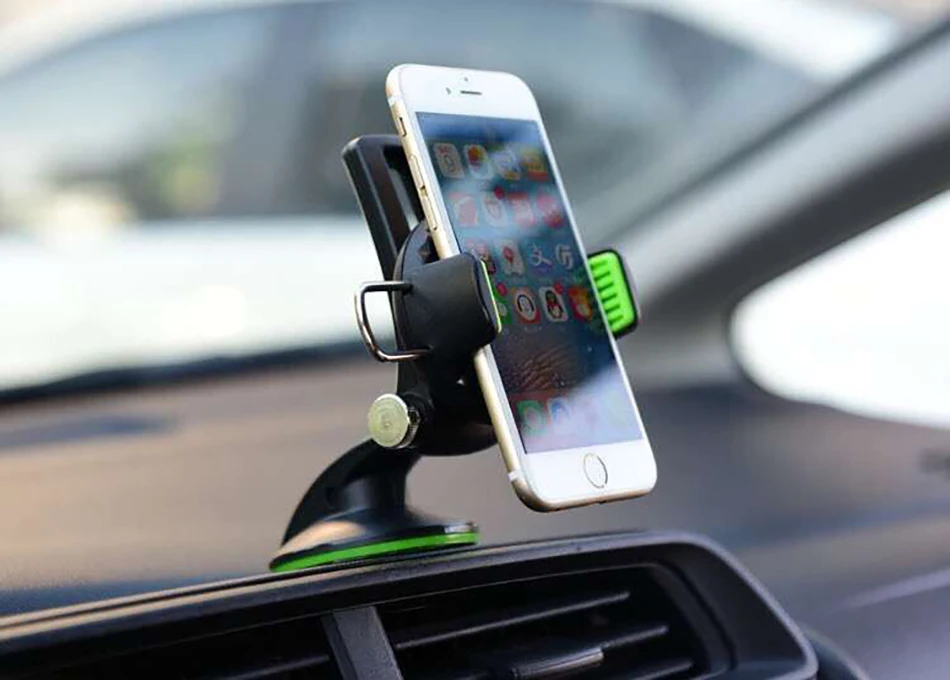 !ACCEZZ Universal Car Phone Holder For iPhone X 8 Plus 360 Degree Rotating Support Bracket For Xiaomi Samsung Glass Mount Stand (10)