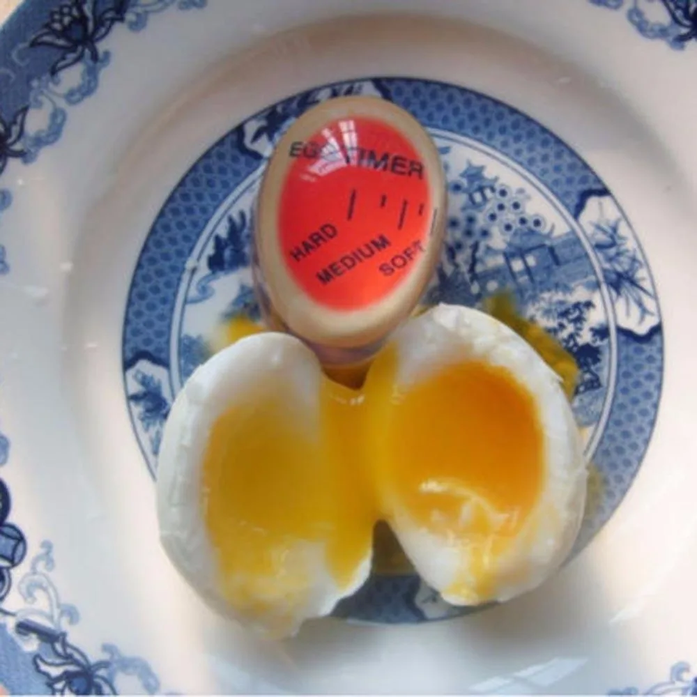 Egg timer indicator soft-boiled display egg cooked degree mini egg boiler B