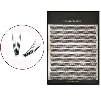 

High Quality big capacity Fashion Black 0.7mm new style fishtail in vidual False Eyelash Eye Lashes Extension Tray For make UP