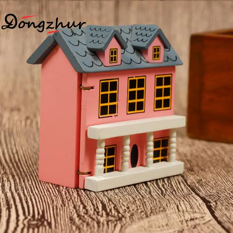 Dongzhur мини маленький домик модель миниатюрная мебель для кукольного дома комнаты коробки 1:12 куклы для кукольного домика миниатюрный дом 1/12 аксессуары