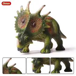 Oenux Prehistoic Юрского периода травоядные динозавры Styracosaurus Фигурки ПВХ динозавр животных модель фигурку коллекция игрушек