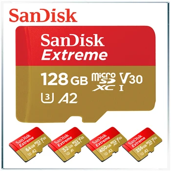 

Sandisk Extreme UHS-I CARD Micro SD card Memory Card High Speed Memory micro SD A2 A1 V30 U3 Flash 128gb 256gb 64gb 512GB