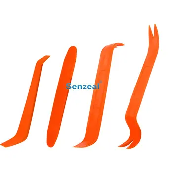 

SENZEAL 4pcs Trim Removal Tool Set Audio Refit Set for Car Repair Shops Beauty Shops Orange Kit Audio Removal Tool High Quantity