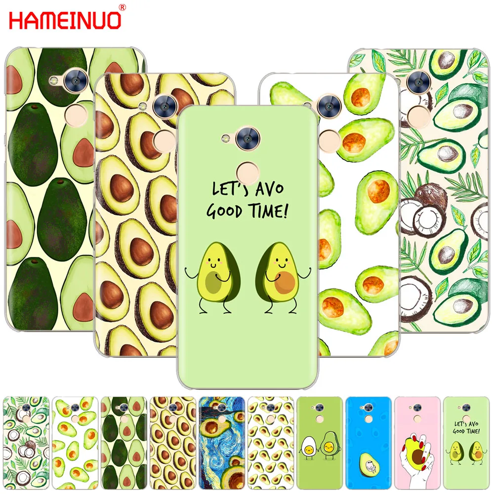 

HAMEINUO Cute Avocado Food Cover phone Case for Huawei Honor 10 V10 4A 5A 6A 7A 6C 6X 7X 8 9 LITE