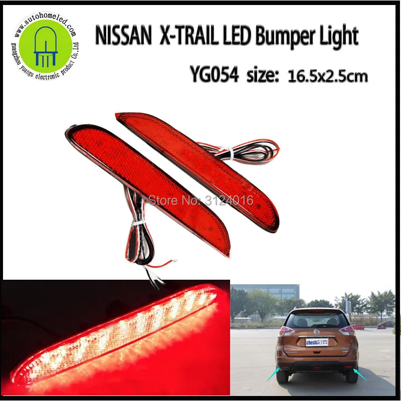 

2PC X Dahosun LED Rear Bumper Light for NISSAN X-TRAIL YG054 Size 5cm Length