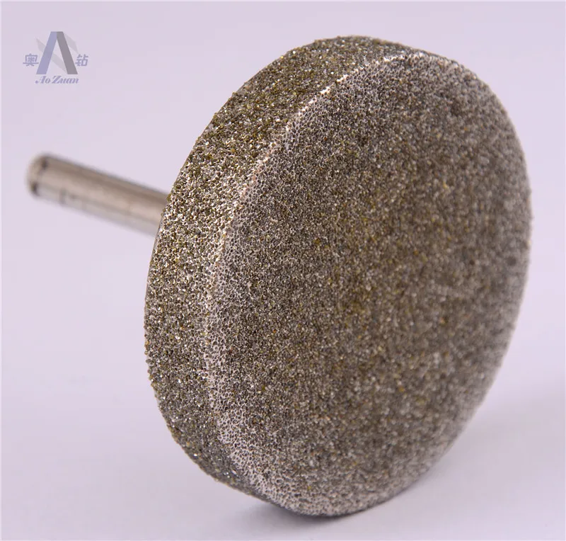 

1 PC 50mm Grit 80 Diamond Coated Cylinder Head Cylindrical Mounted Points Grinding Bit Diamond Rotary Bur