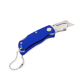 WORKPRO Portable Folding Knife with 5 Blades Pocket Knife Key Chain Knife Mini Camping Key Ring Knife Tool Free Shipping 4