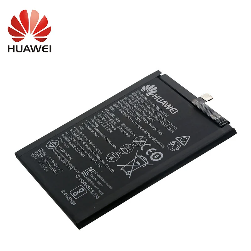 Аккумулятор huawei для huawei Ascend Honor 9/P10 3200 мАч HB386280ECW высококачественный сменный аккумулятор