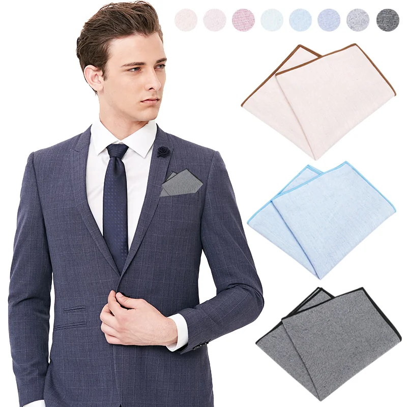 Для мужчин Жених карман квадратный носовой платок Hanky одноцветное цвет для Свадебный костюм IK88
