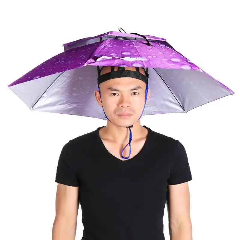 large umbrella hat