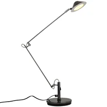 Современные Настольная лампа Простая Офисная Светодиодная настольная лампа Гибкая светодиодная настольная лампа для чтения лампа нескладная рука Ночник светильник E27 лампа