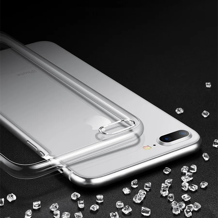 Тонкий жесткий пластиковый чехол для задней панели телефона чехлы iPhone 6 6s Plus