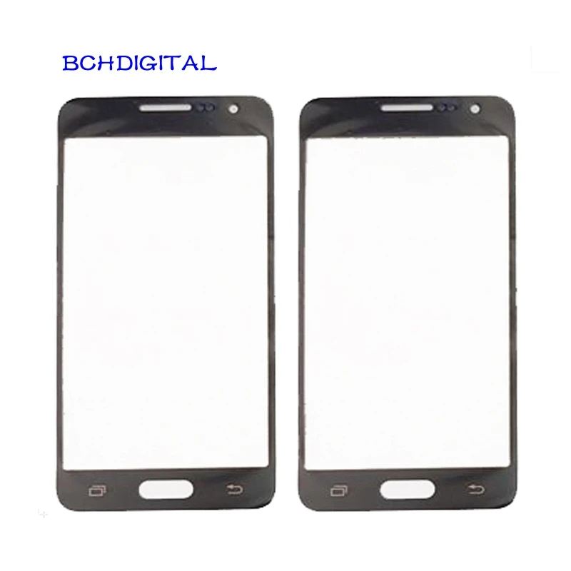 

S071 For Samsung Galaxy A3 2015 A300 A3000 A300F lcd outer Touch Screen Front Glass Lens cover Panel replacement