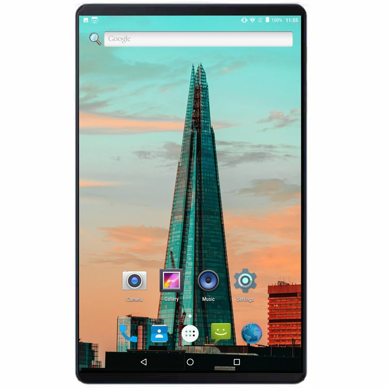 2019 Новые 6000 мАч мощный 10 дюймов Android 8,0 Tablet PC, четыре ядра, 4 Гб Оперативная память 64 Гб Встроенная память 2.5D закаленное Стекло gps планшет 10,1 +