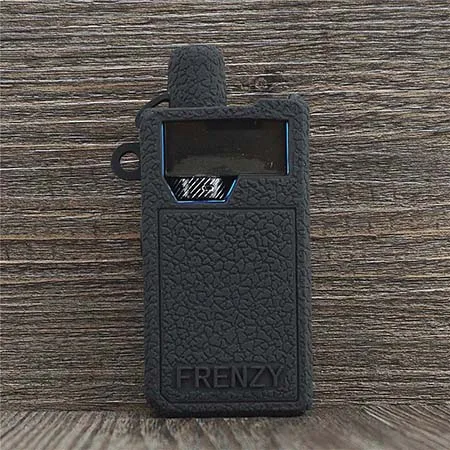 Чехол с текстурой для GeekVape Frenzy Kit Pod system, силиконовый чехол для кожи, гелевая оболочка, подходит для Geek Vape Frenzy Kit - Цвет: black