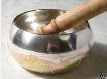 

Collection Tibetan Mantra Buddhism Lama Singing Bowl Copper Bowl+Stick