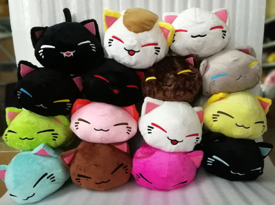 28 см мультфильм Nemuneko цифры вампира Стиль Спящая кошка мягкие плюшевые игрушки и