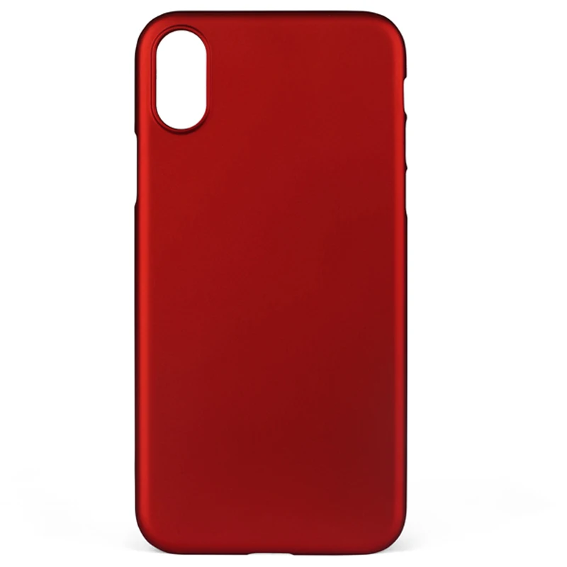 Wholesale Matte Luxury Hard Back 5.8 inch RED Phone Cover Case for