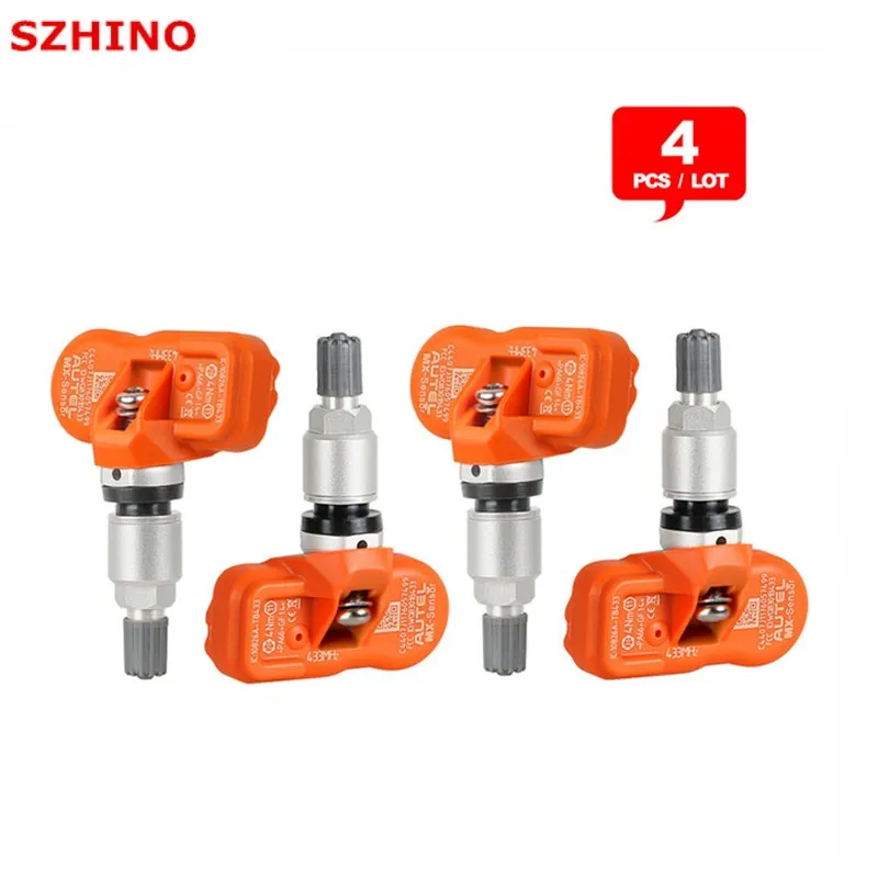 

4pcs/lot Autel Mx-Sensor 433MHZ M Universal Programmer TPMS Tire Pressure Sensor MaxiTPMS 433 MHZ PROGRAMMABLE MX SENSORS