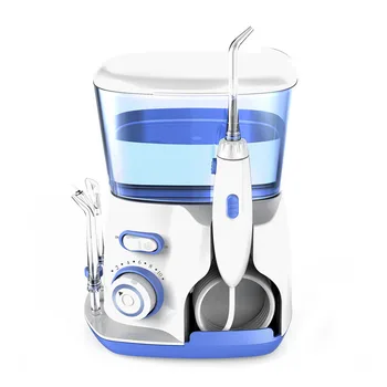 

UK V300G Oral Irrigator 5pcs Tips Dental Water Flosser Water Floss 800ml Teeth Whitening Oral Hygiene Care J11