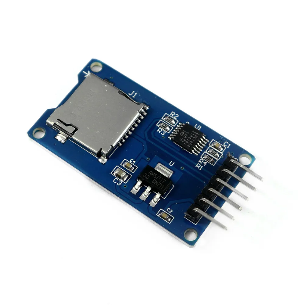 1 шт./лот KJ222 Micro SD карта mini TF кардридер модуль SPI интерфейсы с чипом