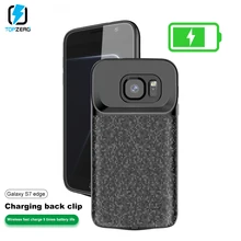 4700 мАч чехол для зарядного устройства для samsung Galaxy S7 мягкий силиконовый 5000 мАч чехол для аккумулятора для samsung Galaxy S7 Edger Powerbank чехол