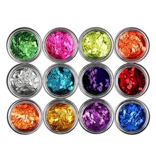 A# дизайн ногтей 12 коробок бриллианты ослепительные Типсы, наклейки на ногти блестки цветной дизайн ногтей украшения#1104* BB