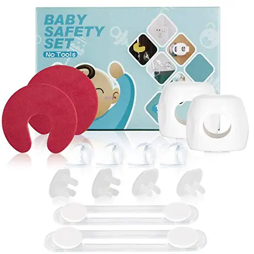 سلامة الطفل مجموعة-الطفل و الطفل واقية مجلس الوزراء و درج أقفال سلامة ، الأثاث واضح واقيات زوايا فيشة خارجية يغطي