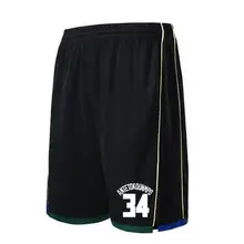 SYNSLOVE дизайн сплошной цвет № 34 тренировка Giannis Баскетбол бег спортивные шорты свободные ребенок взрослый размера плюс двойной карман